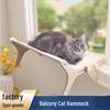 Wooden Cat Hammock: Sunbathing Window Bed for Pets - All Seasons