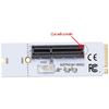 2 Set M.2 Key M NGFF To PCI-E 4X Adapter Converter Card W/ 4-Pin Power Cable Kit