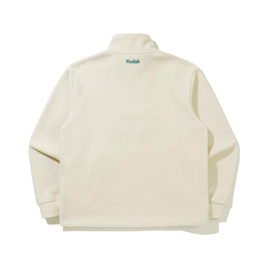 KODAK Colorama Microfleece Half-Zip Sweatshirt Ivory