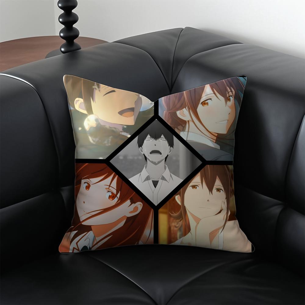I Want To Eat Your PPancreas Cushion Cover Pillow Case Antidustmite Invisible zipper silky plush cushion