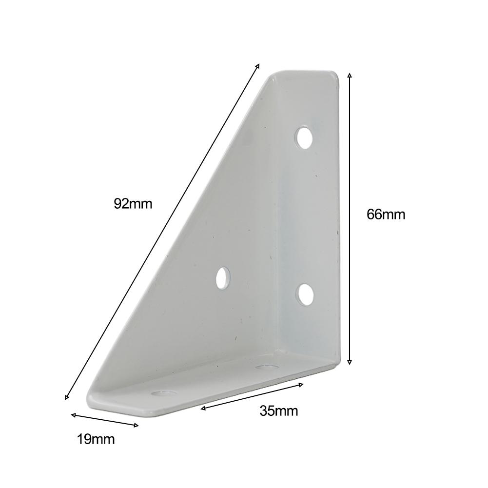 Protetor de Cantoneira Preto/Branco Triângulo Direito de Reforço