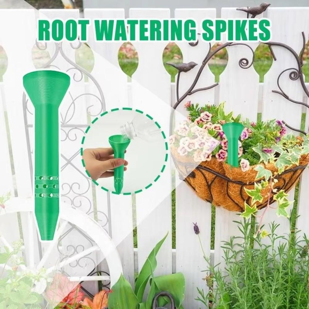 5pcs Plastic Plant Watering Spikes Precise Aperture Plant Watering Devices  For Indoor Outdoor