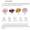 Natural Amethyst & Rose Quartz Crystal Pendant Bracelet - DIY Jewelry Souvenir