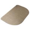 Non-Slip Bathroom Carpet Mat Semi-circular Rubber Backing Quick-Drying Absorbent Ultra-Thin
