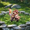 Guitarist Fairy Garden Stake, 2D Acrylic Fairy Tale Yard Art Stake, Waterproof Flower Fairy Playing The Guitar Outdoor Decoration for Lawn Flower Bed