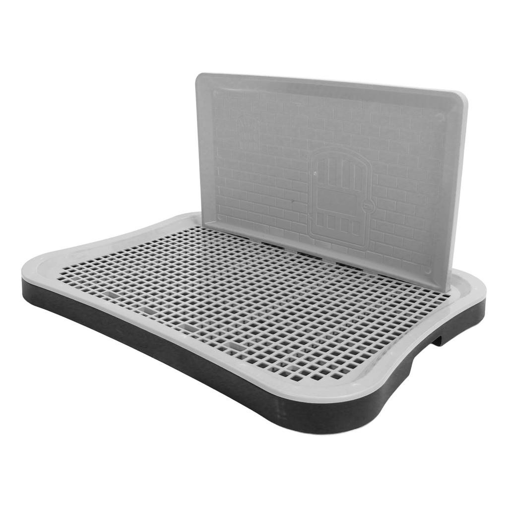 Dog Training Toilet with Wall Column Removable Portable Puppy Mesh Training Potty for Large Small Medium Pets