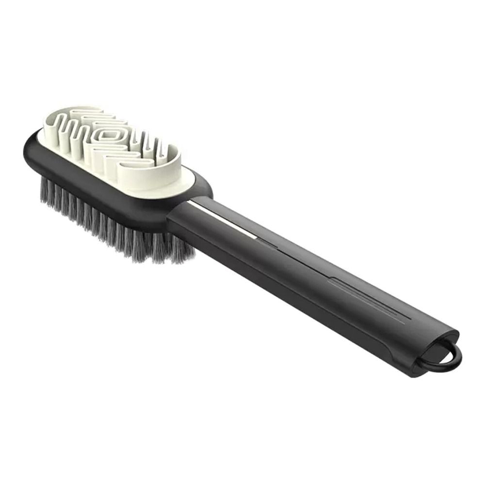 Oboustranný čisticí kartáč Gumová stěrka Sada Vhodné pro semišové nubukové boty Skvrny Prach Kartáč na boty Ocel Plast Guma Čistič bot