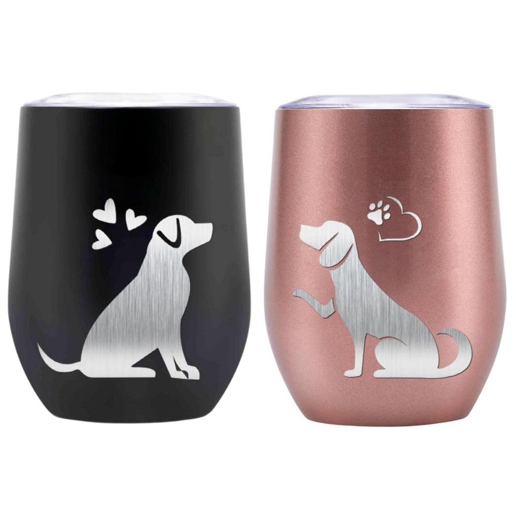 Dog Lover Popular Couple Birthday Day Couple with Keeps Drinks Hot or Vacuum Insulated X Dog-themed Mugs, Pair, Gift, Gift, Gift, Valentine's Gift,