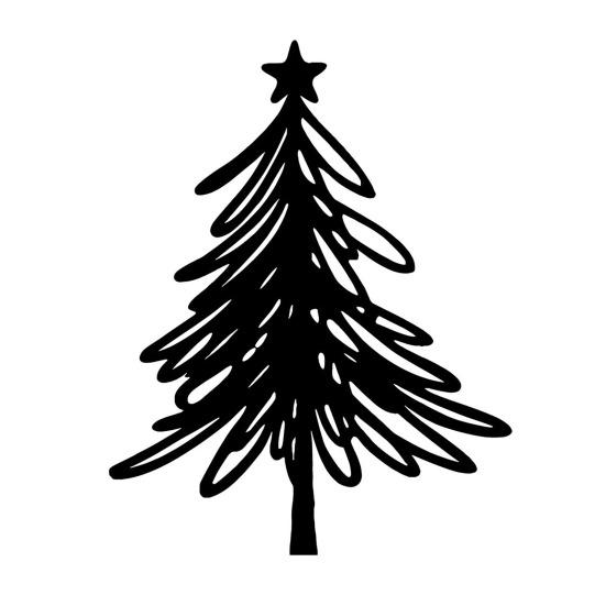 Metal Christmas Tree Wall Decoration Modern Minimalist Black Abstract Tree Wall Art Home Office Living Room Bedroom Wall Hanging Ornament