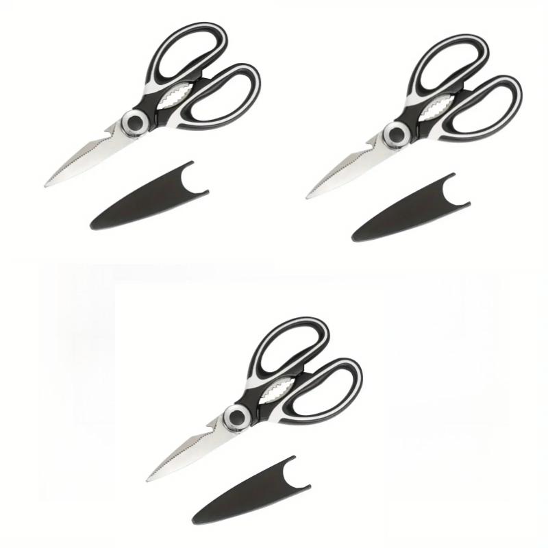 Multifunction Stainless Steel Kitchen Tools Strong Home Vegetable Chopping Chicken Bone Fish Food Scissors Multi-Purpose Tool