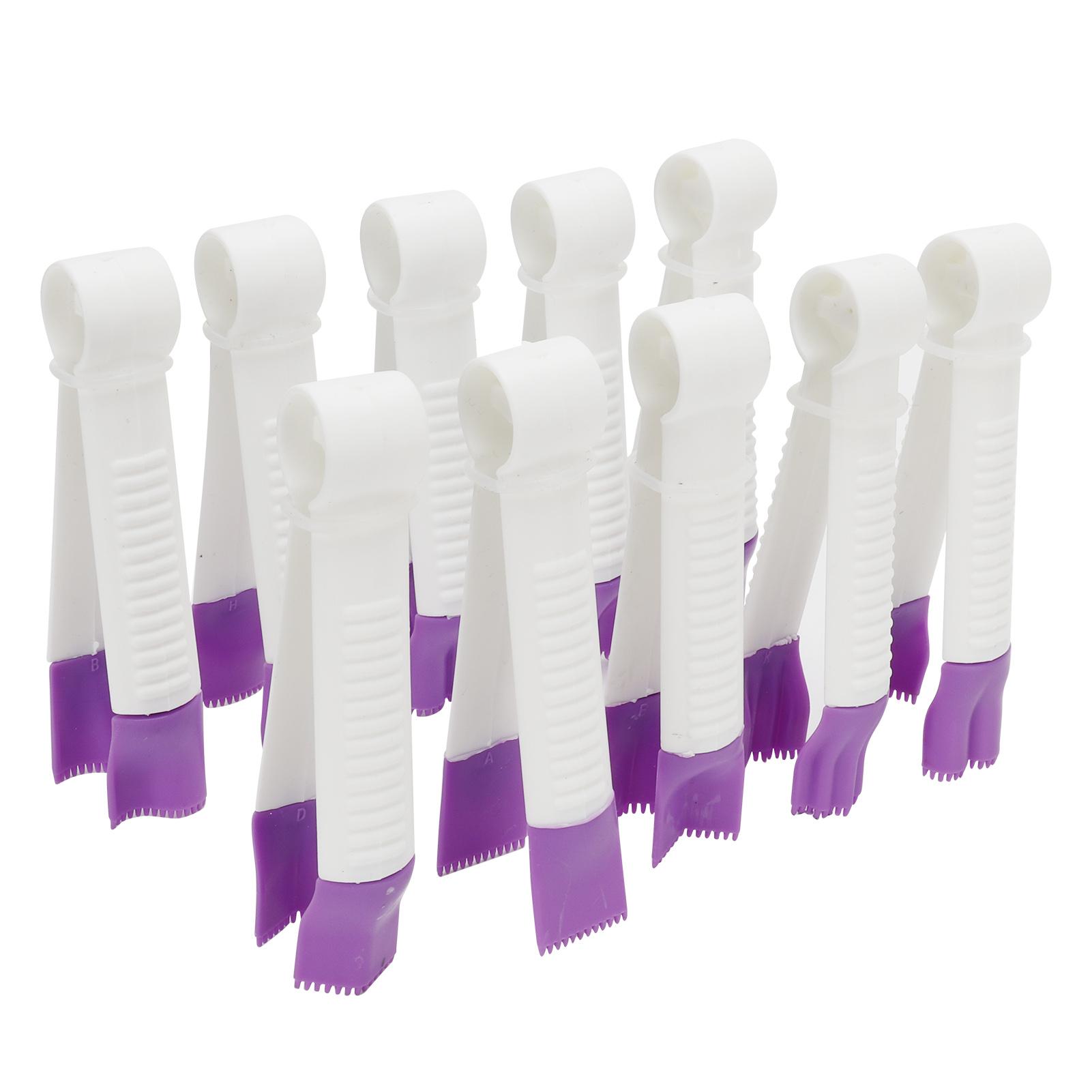 

10Pcs Cake Lace Clip Fondant Cake Edge Decoration Mold Clamp Home Baking Accessory