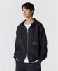 Lecoq Uni Cushion Essential Loose Zip-Up Hoodie - Black (Qq323Lft95)