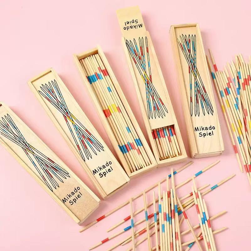 Retro Nostalgické 80. léta Dětství Mikádo - 30dílná Vzdělávací Hra pro Dospělé