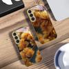 Sens Artistique Aiguille d'Or Pour Samsung Galaxy S26 S20 FE S21 S22 S23 Plus S24 Ultra 25Ultra S21+ S9 S22 S8 Coque de téléphone en verre doré