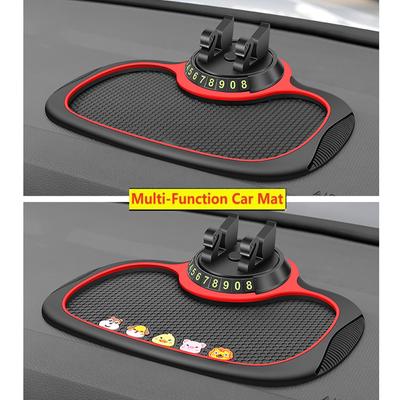 Alfombrilla Antideslizante Multifunción para Coche Soporte para Teléfono Móvil para Coche Antideslizante Adherente Anti Deslizante Montaje para Teléfono Móvil Almohadilla de Silicona para Salpicadero de Coche