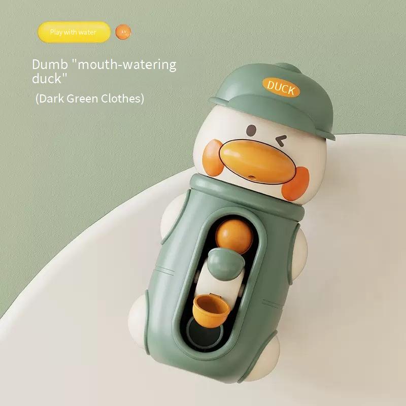 Funny Manual Cartoon Animal Duck Shaped Elephant Shaped Spinning Water Wheel Baby Children Bathroom Swimming Play Toy