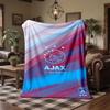 Ajax Amsterdam Print Flannel Blanket Soft Warm Sofa Bed Throw Blanket For Home Office Bedroom