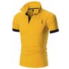New Polo Mens Shirt Slim Fit Short Sleeve Basic Shirts Muscle Tee Tops Tshirt