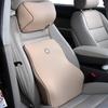 GiGi Car Headrest And Lumbar Support Set, Memory Foam Back Cushion, Neck Pillow for Car Use, Cervical Pillow, Protective Neck Pillow, Apricot Color