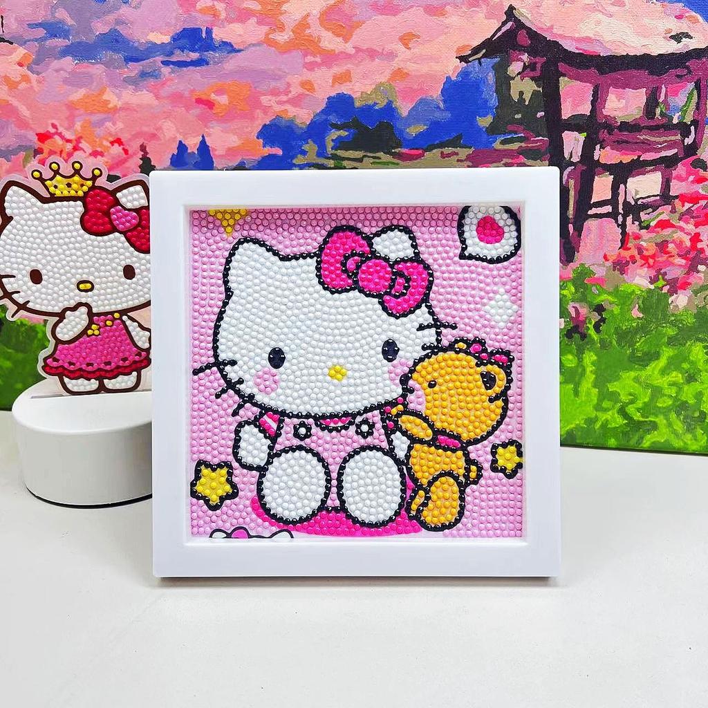 Free Shipping/Cartoon Diamond Painting Children'S Gift Handmade Cross Stitch Framed Diy Bedroom Sticker