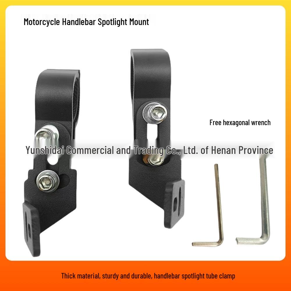 Durable Aluminum Alloy Spotlight Bracket for Motorcycle & Electric Vehicle
