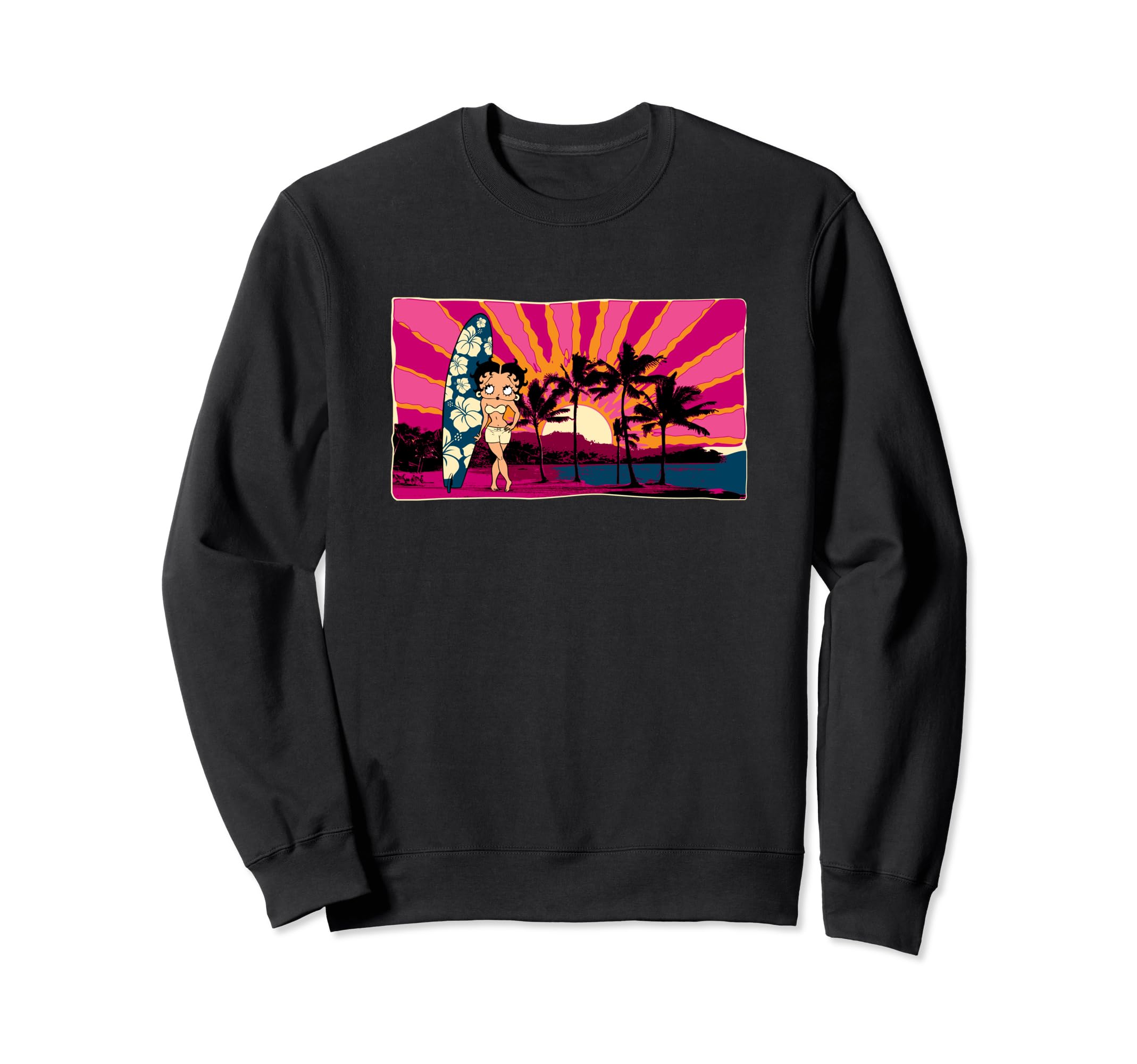 

Betty Boop Surf Babe Sunset Sweatshirt