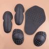 Motorcycle Jacket Lining Protectors Pads Shoulder Elbow Back Armor Guard 5pcs
