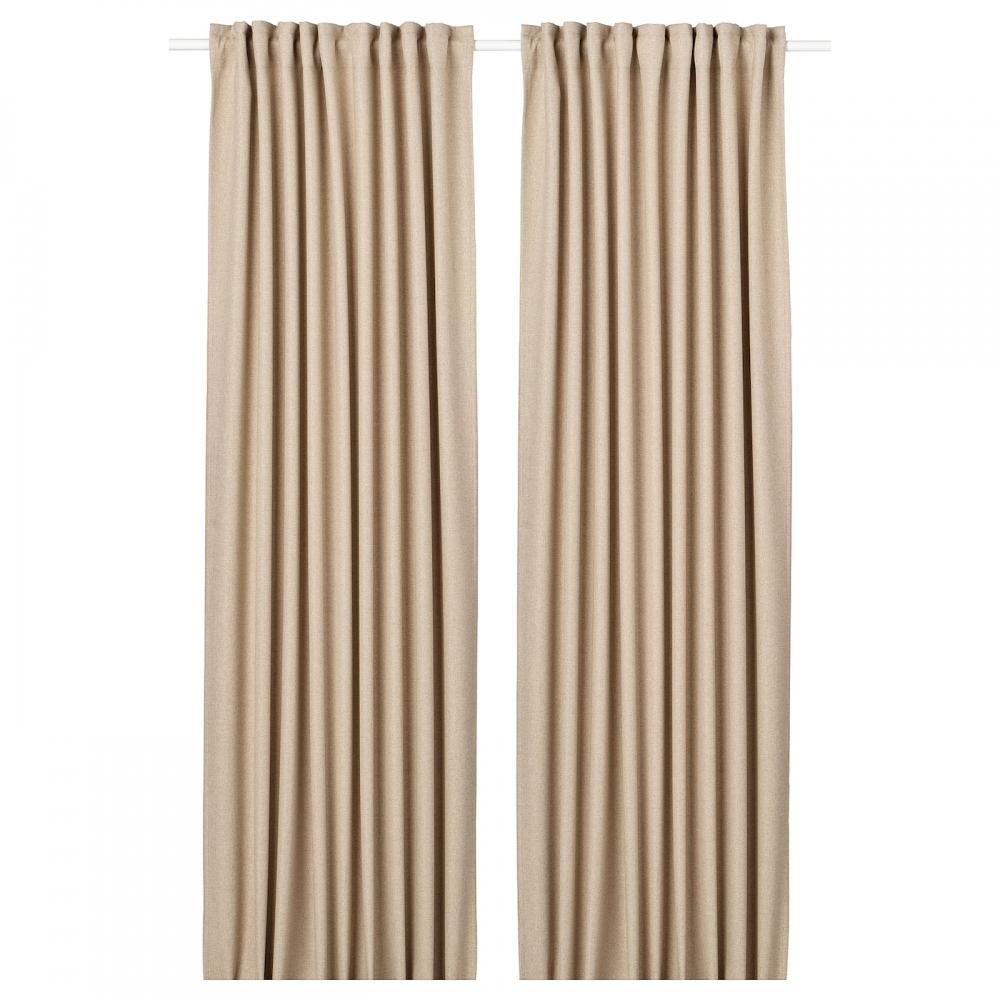 

IKEA ANNAKAJSA ANNAKAJSA затемняющие шторы, 1 пара бежевых 145x250 см