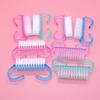 4PCS/SET Soft Bristles Nail Cleaner Dedusting Acrylic Nail Brush Tools Pedicure Brush  Dust Removal