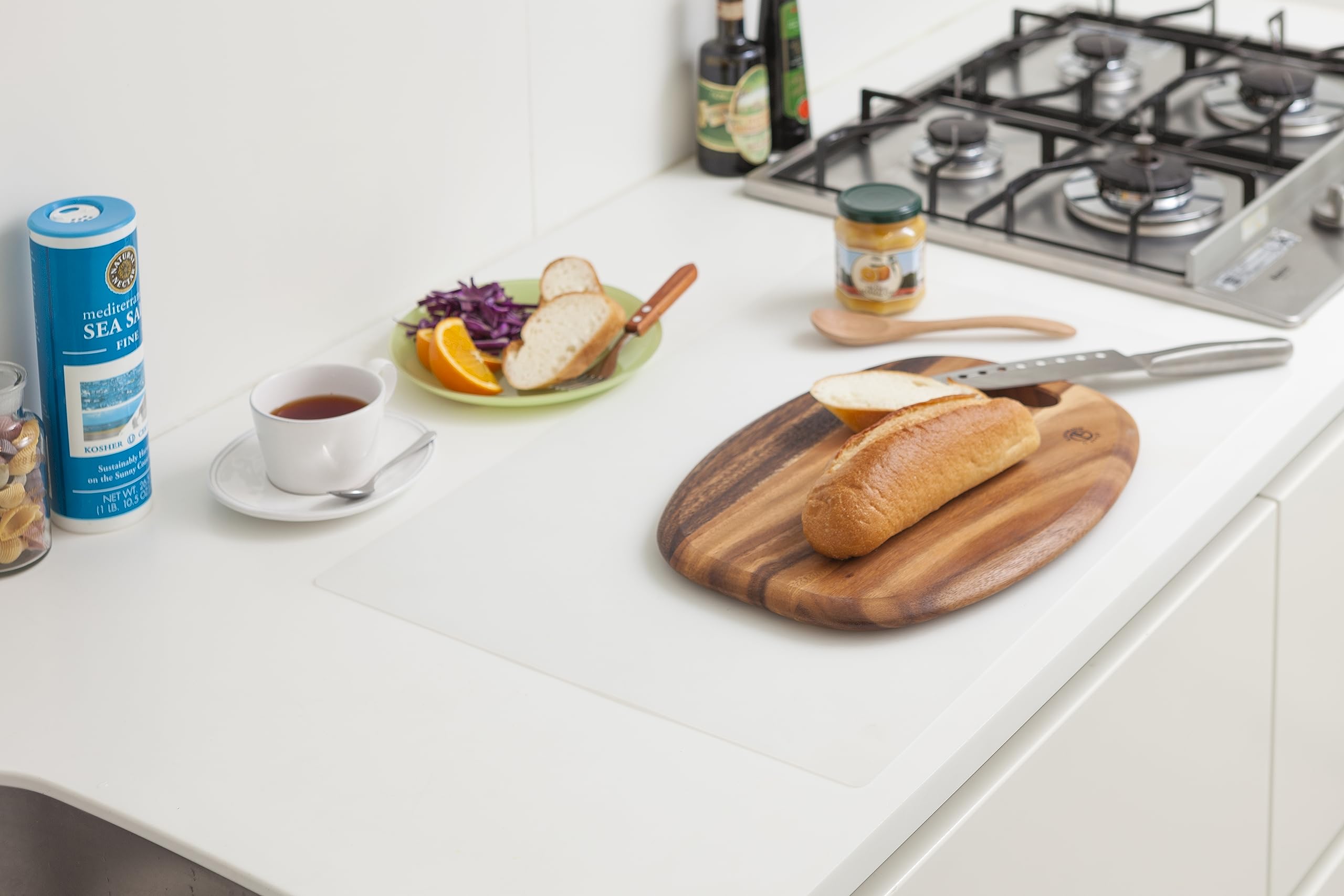 

Силиконовый защитный коврик для столешницы Антибактериальный 40x60 Коврик для раковины Антибактериальный Термостойкий до R(р) 40x60x0.2(см) 200℃ Противоскользящий SMT-001