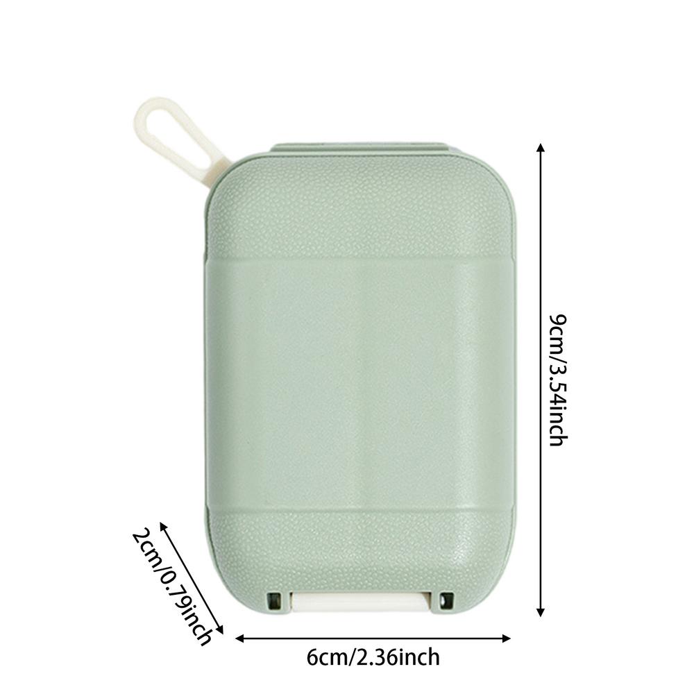 Pillendose Reise Feuchtigkeitsdicht Kleine Pillendose Tragbarer Nahrungsergänzungsmittel Tablettenbehälter Box Täglicher Medikamentenhalter für Reise