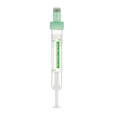 Sarstedt - Monovette® Cytrynian 9Nc Probówka do pobierania krwi 4,3 - Cytrynian sodu 3,2% Zielona Z etykietą 75X13 50 Szt.
