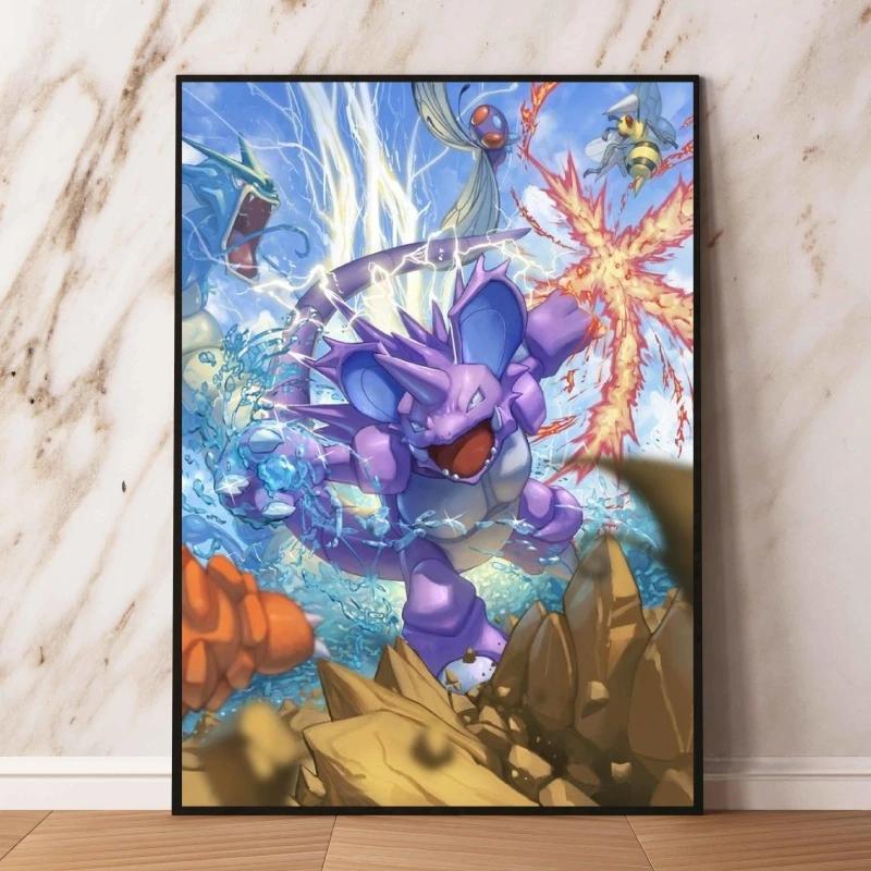 Pokemon Themed Typhlosion Wall Decor with Delicate Details Long Lasting Colors Suitable for Various Scenes Such As Living Rooms