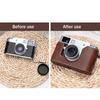 Half Body Leather Camera Bag For Fuji X-half Quick Release Protective Shell Bottom Cover Camera Carrying Bag