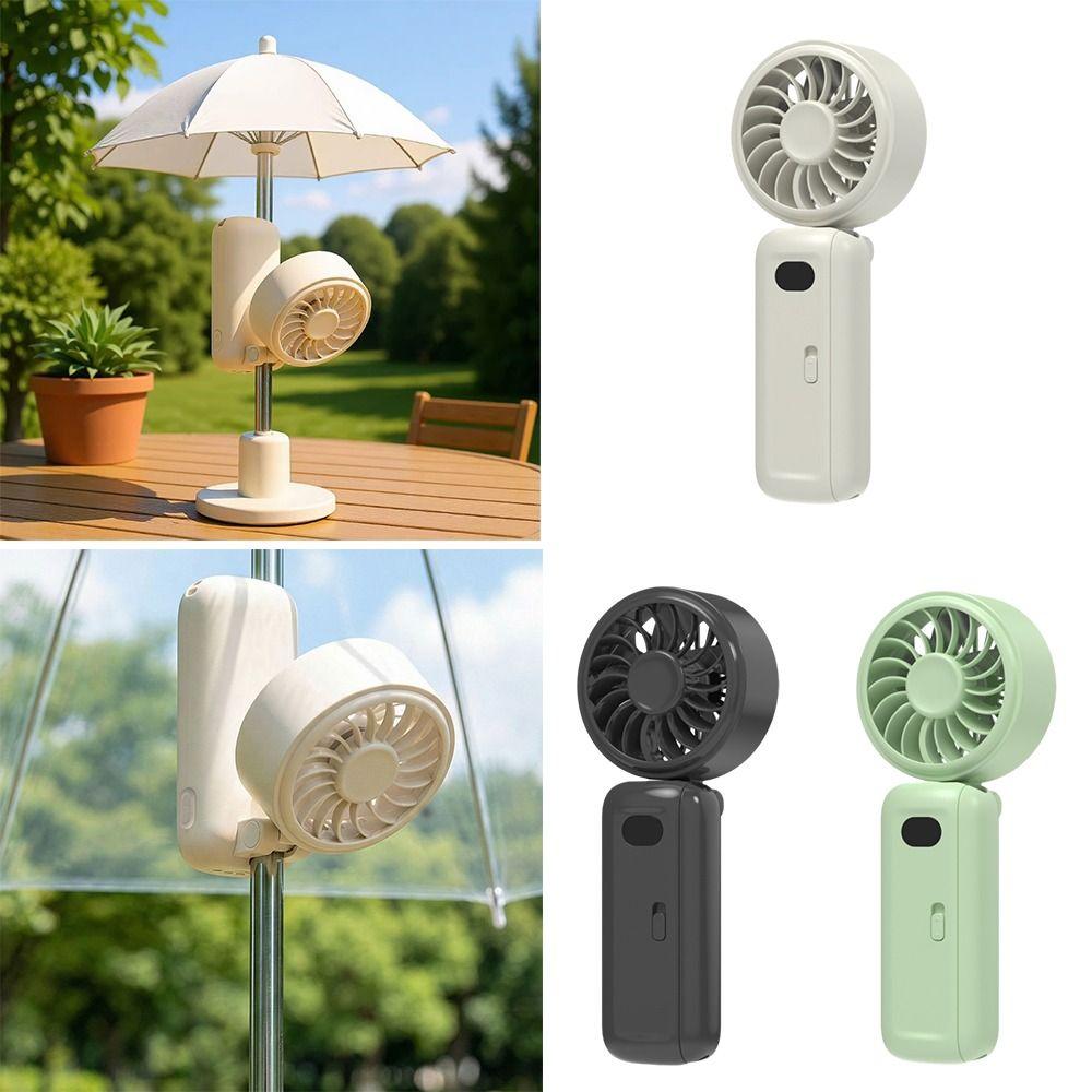 Silent Fan Portable Handheld Fan Silent Operation USB Rechargeable Fan  Personal Use