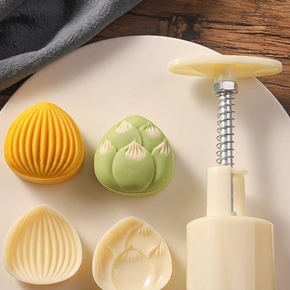 Plastic Chinese Pastry Embossing Mold Non-Stick Cookie Mold Mooncake Mold Mid-Autumn Festival