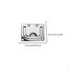 Marine Compartment Door Pull Handle Stainless Steel Loop Mirror Polished Deck