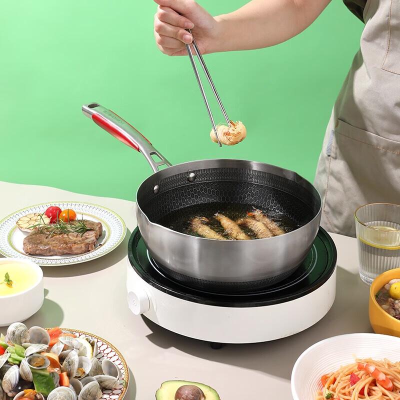 Kangbah 5th Gen 316L Stainless Steel Honeycomb Non-stick Frying Wok
