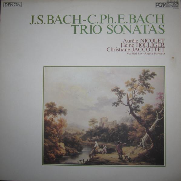 

LP Record AURELE NICOLET HEINZ HOLLIGER CHR J.S.Bach C.Ph.E.Bach Trio Sonatas OF7095ND DENON 1984 Japan Classical Used