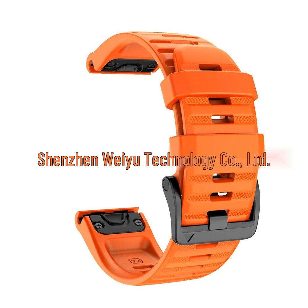 22mm/26mm Quick Release Silicone Band for Garmin Fenix 8/7/6/5 Series