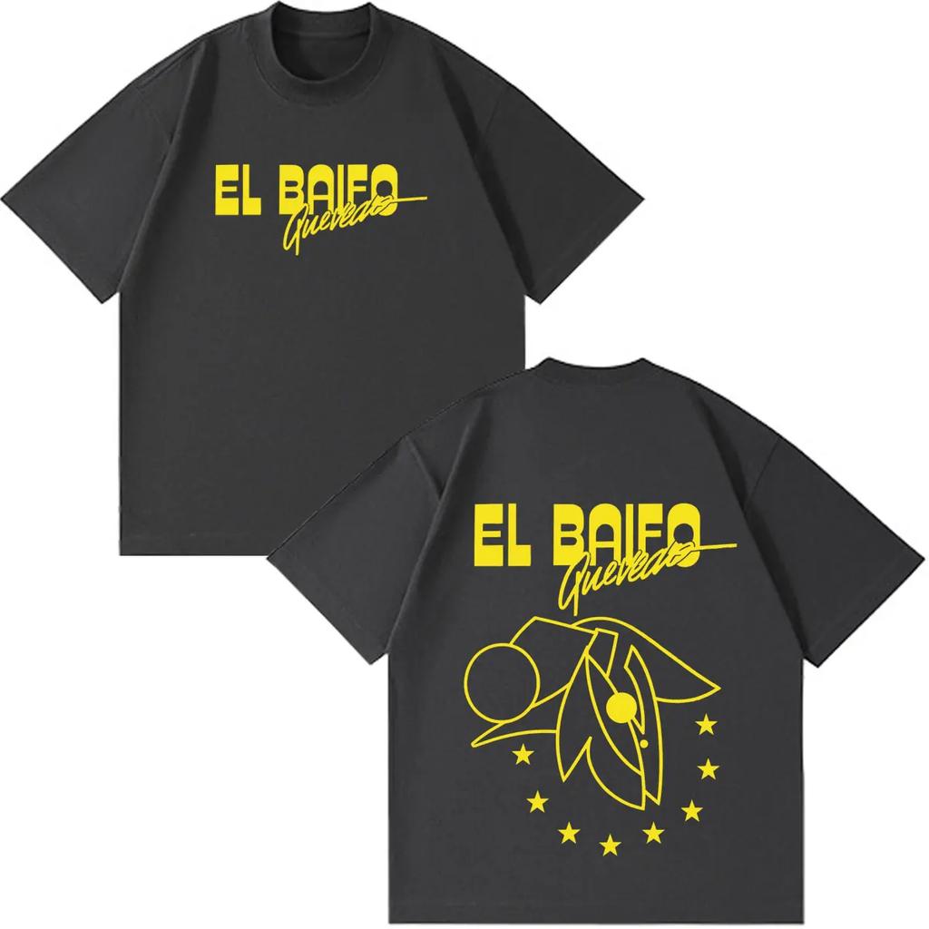 2026 Summer QUEVEDO EL BAIFO Album Tour Print T Shirt Unisex Unisex Fashion Tshirt Shortsleeved Cotton Casual Aesthetics Tshirts