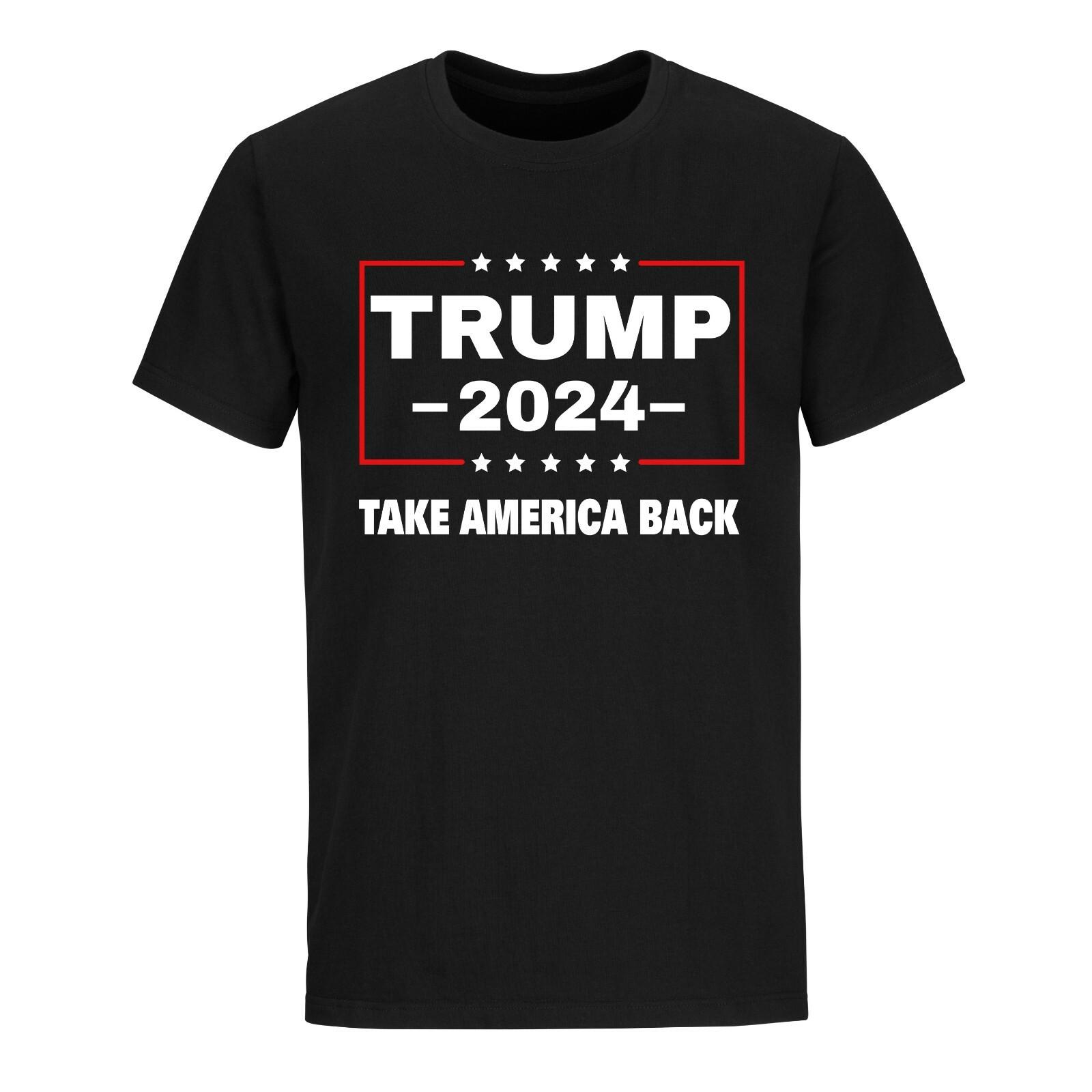 Trump 2024 Take America Back USA Political Election T Shirt Mens Womens Tees Tops Trump Shirts 3XL