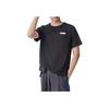 Puma Logo Print Casual Cotton Crew Neck T-Shirt Men Tops Black 671260-01