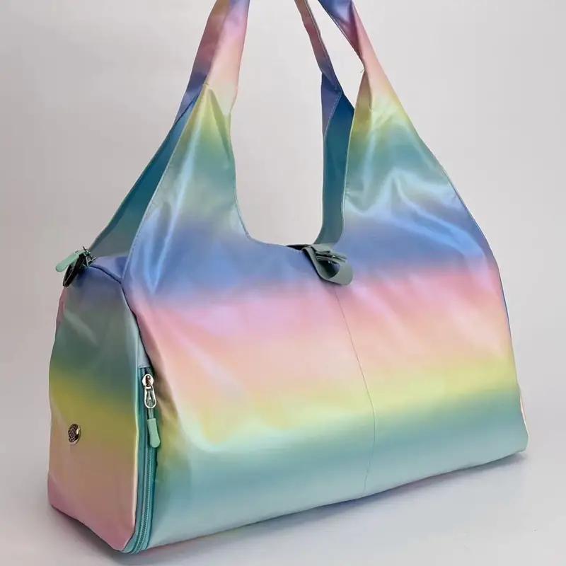 

Сумки для ковриков для йоги Дорожные сумки Сумки для ночевок Водонепроницаемые спортивные сумки Сумки для танцев с обувью Сумки для больниц 48*25*20cm синий