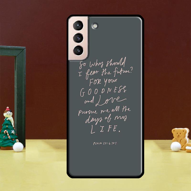 Bible Verse Quotes Phone Case For Samsung Galaxy S25 Ultra S20 S21 S22 S23 S24 Ultra S24 FE S9 S10 Plus Cover