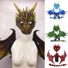 Children's Dragon Wing Tail Mask Costume Dinosaur Tail Mask Set Halloween Dragon Cosplay Costume Set for Kids