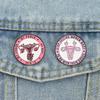 Trendy Women Empowerment Badge Unique Uterus Shaped Pin Trendy Uterus Badge Accessory For Bags And Apparel