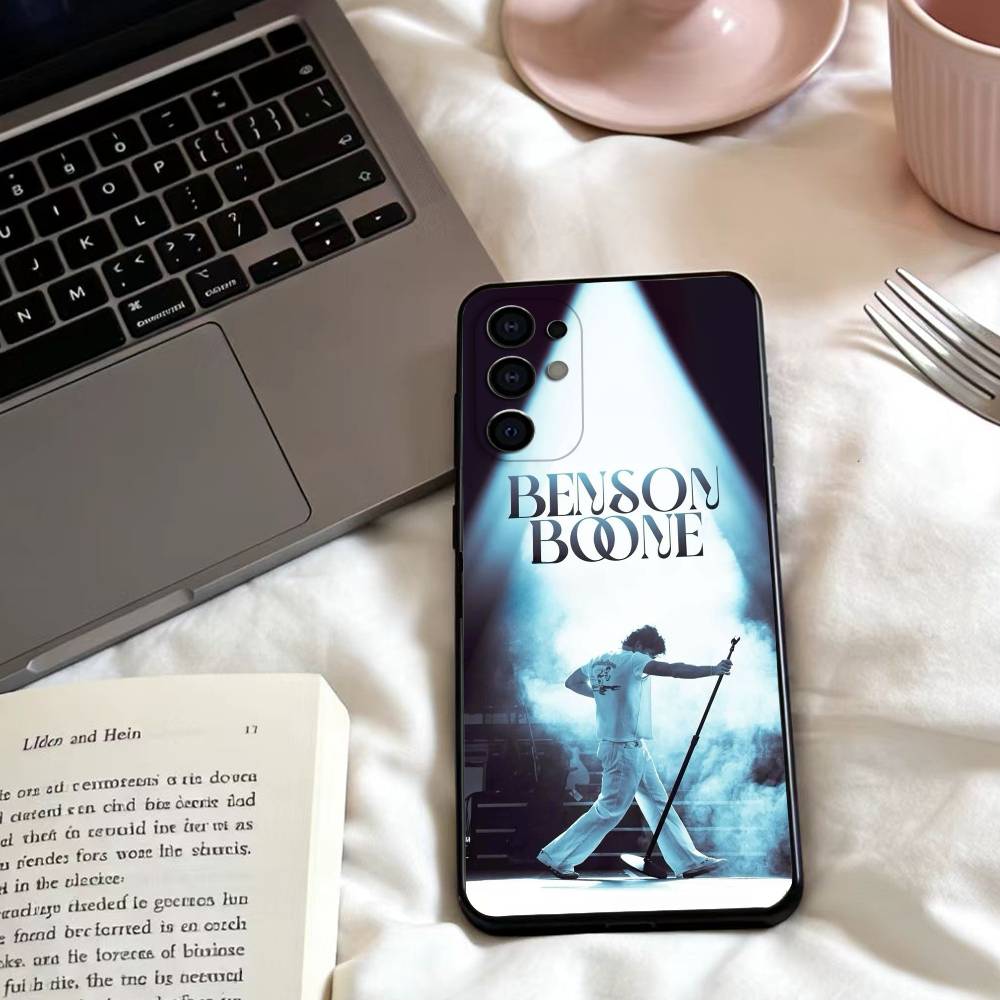 

B-Benson Boone Singer Phone Case For Samsung S25,24,23,22,30,21,10,9,Ultra,Plus,Lite,FE,4,5 G Soft Black Case Samsung S20ULTRA5G