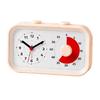 Visual Homework Clock for Kids and Students, Desk Alarm Clock for Reading Practice, Quiet Work and Routine Use