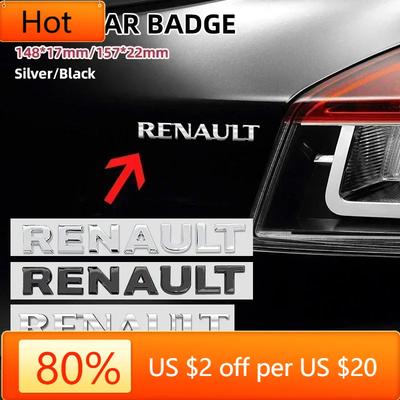 2026 Hot For Renault Interior Stickers For Renault Megane 2 Duster Logan Captur Clio Laguna Fluence Kadjar Accessories ABS 3D Lo